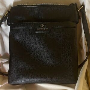 Nanette Lepore Black Leather Crossbody or Shoulder Bag